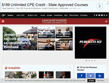 Tablet Screenshot of congosynthese.com